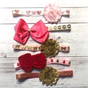 Baby headband lot girl hair bow flower headband
